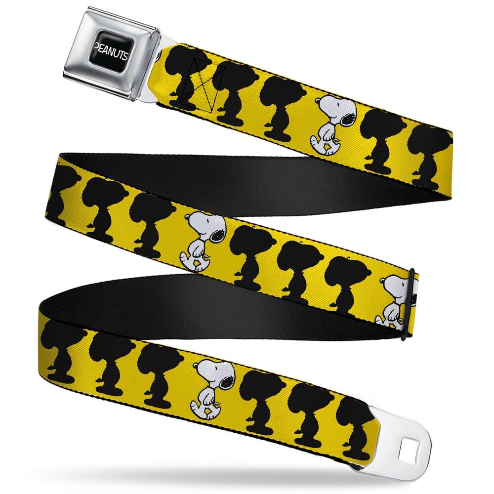 2561 Peanuts Worldwide LLC Belt, Seatbelt Buckle Belt, Peanuts Snoopy